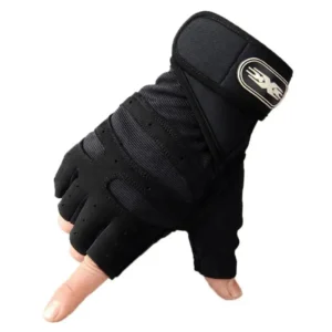 Gants de gymnastique coordonnants pour hommes et femmes, entraînement au poids lourd, musculation, demi-doigt, poignet, levage, sport