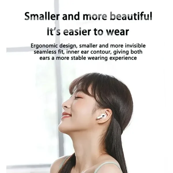 Sony-Écouteurs sans fil Bluetooth TWS, stéréo 9D, écouteurs HiFi intra-auriculaires, casque mains libres avec microphone, iOS, Android, téléphone de sauna – Image 3