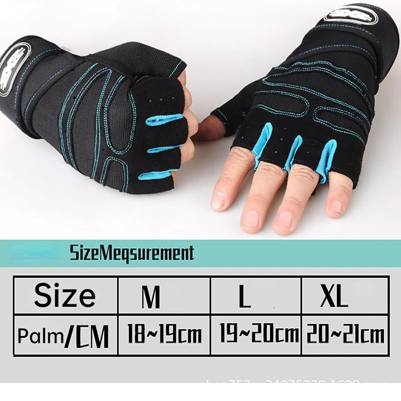Gants de gymnastique coordonnants pour hommes et femmes, entraînement au poids lourd, musculation, demi-doigt, poignet, levage, sport