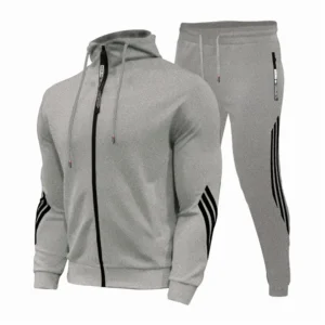 2025 nouvelle combinaison de jogging pour hommes, pull, sweat à capuche, veste, pantalon de survêtement, costume 2 pièces, veste d'automne et d'hiver décontractée à la mode pour hommes.